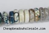 CNG1444 15.5 inches 6*15mm - 8*15mm nuggets agate gemstone beads