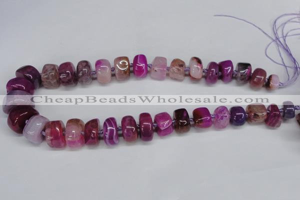 CNG1448 15.5 inches 10*14mm - 12*20mm nuggets agate gemstone beads