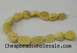 CNG1518 8 inches 12*16mm - 15*22mm freeform agate beads