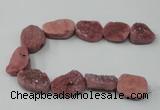 CNG1525 8 inches 15*20mm - 25*30mm freeform agate beads