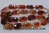 CNG1634 15.5 inches 25*35mm - 25*40mm faceted freeform agate beads