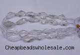 CNG1700 15.5 inches 15*20mm - 18*35mm nuggets white crystal beads