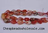 CNG1711 15.5 inches 15*20mm - 20*30mm nuggets red agate beads