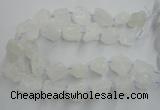 CNG1820 15.5 inches 20*25mm - 25*30mm nuggets white crystal beads