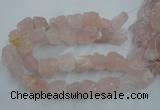 CNG1821 15.5 inches 20*25mm - 25*30mm nuggets rose quartz beads