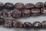 CNG203 15.5 inches 8*10mm nuggets crazy lace agate gemstone beads