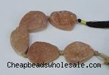 CNG2135 7.5 inches 25*30mm - 30*35mm freeform agate beads