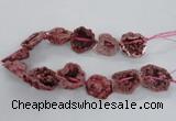 CNG2160 15.5 inches 25*35mm - 35*40mm nuggets druzy agate beads