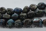 CNG221 15.5 inches 8*10mm nuggets stripe jasper gemstone beads