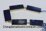 CNG2445 15.5 inches 20*40mm - 20*45mm freeform lapis lazuli beads