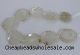 CNG2534 15.5 inches 35*40mm - 40*45mm freeform druzy agate beads