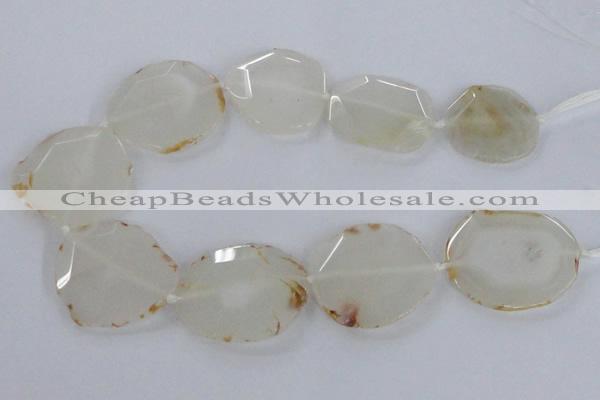 CNG2534 15.5 inches 35*40mm - 40*45mm freeform druzy agate beads