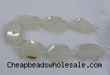 CNG2535 15.5 inches 40*45mm - 45*55mm freeform druzy agate beads