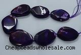 CNG2654 15.5 inches 38*48mm - 42*55mm freeform agate beads