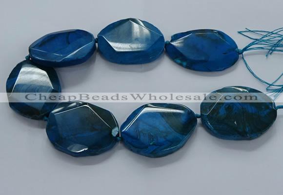 CNG2657 15.5 inches 38*48mm - 42*55mm freeform agate beads