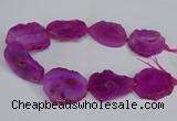 CNG2671 15.5 inches 30*40mm - 40*50mm freeform druzy agate beads