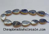 CNG2726 15.5 inches 18*28mm - 20*30mm freeform sodalite beads