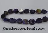 CNG2769 15.5 inches 20*22mm - 22*26mm freeform agate beads