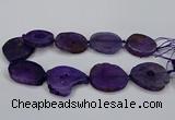 CNG2776 15.5 inches 30*35mm - 35*40mm freeform agate beads