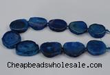 CNG2778 15.5 inches 30*35mm - 35*40mm freeform agate beads