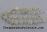 CNG2845 15.5 inches 15*20mm - 25*30mm freeform druzy agate beads