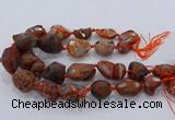 CNG3055 25*30mm - 30*40mm nuggets agate gemstone beads