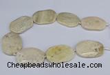 CNG3073 15.5 inches 30*45mm - 35*50mm freeform chrysanthemum agate beads