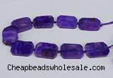 CNG3081 15.5 inches 30*40mm - 35*45mm freeform agate beads