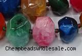 CNG3180 15.5 inches 12*16mm - 25*30mm nuggets agate beads