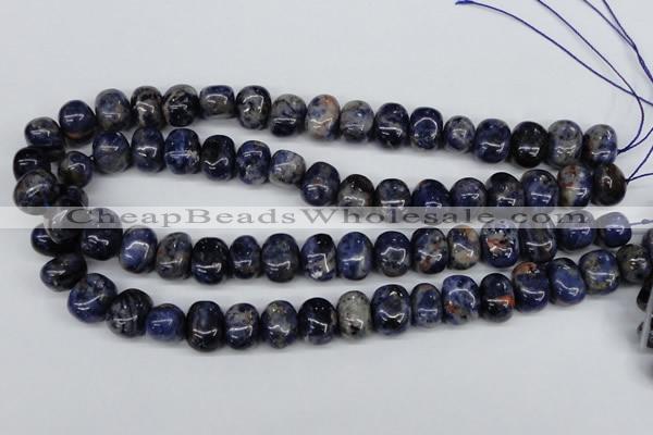 CNG32 15.5 inches 11*15mm nuggets sodalite gemstone beads