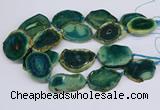 CNG3463 15.5 inches 35*40mm - 45*55mm freeform agate beads