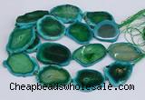 CNG3464 15.5 inches 35*40mm - 45*55mm freeform agate beads