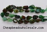 CNG3511 15.5 inches 15*20mm - 18*25mm faceted nuggets agate beads