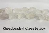 CNG3558 15.5 inches 18*20mm - 25*30mm nuggets rough white crystal beads