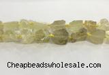 CNG3562 15.5 inches 18*20mm - 25*30mm nuggets rough lemon quartz beads