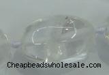 CNG357 15.5 inches 15*30mm - 25*48mm nuggets white crystal beads