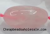 CNG358 15.5 inches 25*40mm - 40*60mm nuggets rose quartz beads