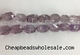 CNG3583 13*18mm - 15*20mm faceted nuggets light amethyst beads