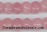 CNG41 15.5 inches 11*15mm nuggets rose quartz gemstone beads