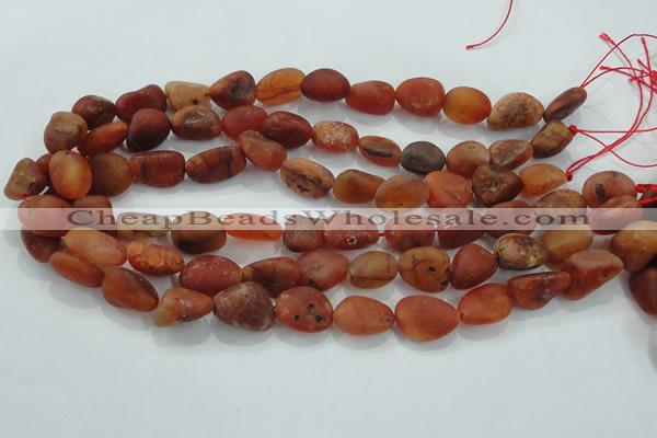 CNG430 15.5 inches 13*18mm nuggets agate gemstone beads