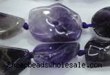 CNG441 15.5 inches 13*18mm – 18*28mm nuggets amethyst beads