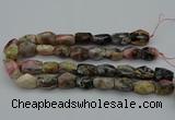 CNG5066 15.5 inches 13*20mm - 15*25mm faceted nuggets pink opal beads