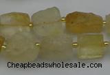 CNG5073 15.5 inches 8*10mm - 15*20mm nuggets citrine beads