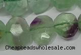 CNG5139 15.5 inches 15*18mm - 15*20mm faceted freeform fluorite beads