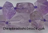 CNG5234 15.5 inches 13*18mm - 18*25mm faceted nuggets amethyst beads