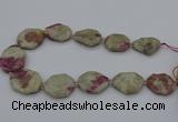 CNG5312 15.5 inches 20*30mm - 35*45mm freeform tourmaline beads