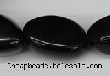 CNG55 15.5 inches 10*12mm - 20*35mm nuggets black agate beads