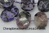 CNG5697 15.5 inches 13*18mm - 15*20mm faceted freeform charoite beads