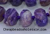 CNG5730 12*16mm - 13*18mm faceted nuggets charoite beads