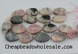 CNG5748 15.5 inches 25*35mm - 30*40mm freeform pink opal beads